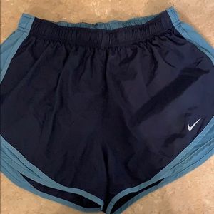 Navy/gray Nike shorts
